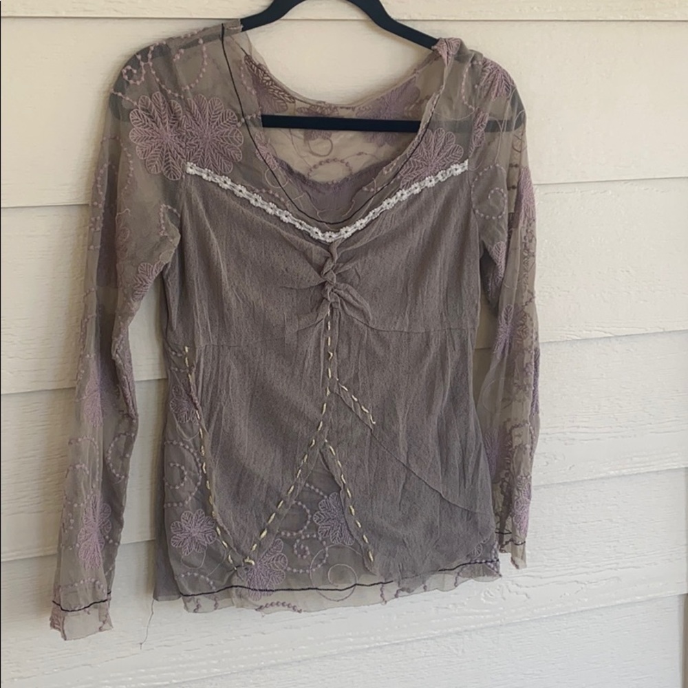 Embroidered Top
